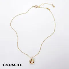 コーチ COACH シグネチャー C ルサイト ペンダント ネックレス レディース 女性 アクセサリー アクセ ジュエリー ブラック ゴールド 541351GLD710のサムネイル