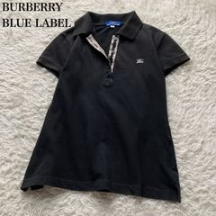 BURBERRYバーバリーブルーレーベル ノバチェックリボンポロシャツ 刺繍