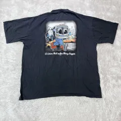 【USA製】ATU 企業Tシャツ 労働組合 バスキャラ 黒 2XL 古着 希少のサムネイル