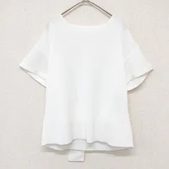 FOXEY フォクシー ニットトップス 半袖 バックリボン ミラノリブ コットン ポリエステル ホワイト 日本製 レディース 40 b02327のサムネイル