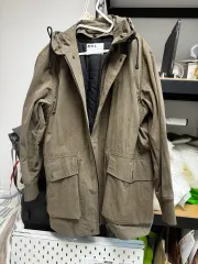 MHL フード マウンテンパーカー カーキ色 ジャケットのサムネイル