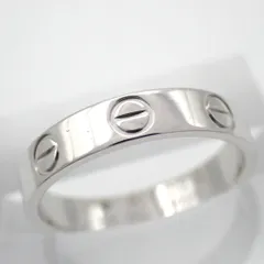 新品仕上げ済 Cartier カルティエ 49 ミニラブ リング 750 WG K18 ホワイトゴールド 9号 指輪 ジュエリー 5046のサムネイル