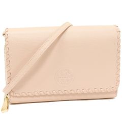 TORY BURCH マリオン 2WAY チェーンショルダーバッグ 本革 ピンク 