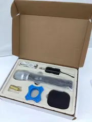 【中古・現状品】カラオケ　MYマイク　ワイヤレスマイク　通電確認済み　B-115のサムネイル