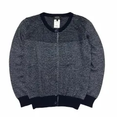 A.P.C. ウーブン ネイビー ニットカーディガンのサムネイル