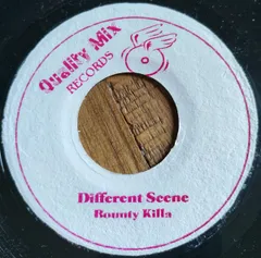 7” Bounty Killer / Merciless Different Scene / Click Boom NONE Quality Mix Records /00080