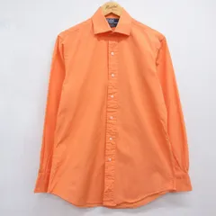 M/古着 ラルフローレン 長袖 ブランド シャツ メンズ 90年代 90s オレンジ 26jun30のサムネイル