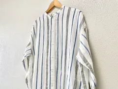nest Robe リネンマルチストライプシャツのサムネイル