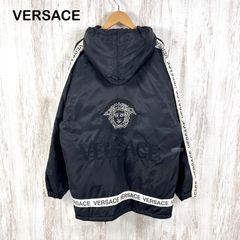 VERSACE JEANS COUTURE ナイロンジャケット ホワイト - メルカリ