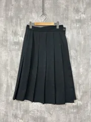 美品 GU ジーユー タグ付 ラップ プリーツ ミディ スカート sizeM/黒 ■■ レディースのサムネイル