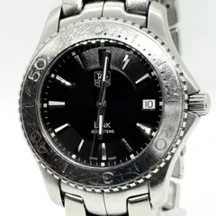 TAG HEUER タグホイヤー リンク WJ1110 ブラック QZ メンズ 腕時計 稼働品のサムネイル