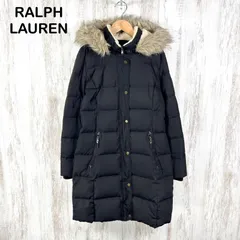 LAUREN RALPH LAUREN ローレンラルフローレン ファー付き 2way ロングダウンジャケット ブラックのサムネイル