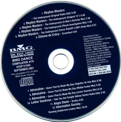 CD Various Bmg Dance Compilation #79 KCDP51945PROMO BMG Music プロモ /00110