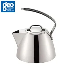 新品 ジオプロダクト ケトル 2.5L ステンレス 宮崎製作所 GEO-25K【ガス火 IH対応 IH 100V 200V やかん ステンレスケトル 調理器具 キッチン用品 日本製】のサムネイル