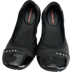 プラダ PRADA バレエシューズ ラムレザー 3F4358 ブラック 35サイズ レディースのサムネイル
