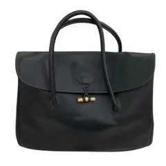 180053 現状品 Longchamp ロンシャン ロゾ ハンドバッグ ブラックのサムネイル