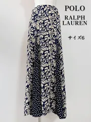 POLO RALPH LAUREN ポロラルフローレン　パネルスカート　花柄　ドットのサムネイル