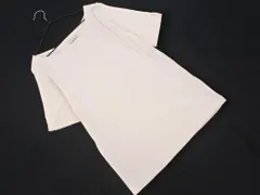 新品 OPAQUE CLIP オペークドットクリップ UVケア 接触冷感 SUPIMA スーピマコットン ボートネック 半袖 カットソー sizeM/アイボリー ■◆ レディースのサムネイル