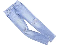 CHEAP MONDAY チープマンデー ダメージ加工 デニムパンツ ライトブルー ■■ レディースのサムネイル