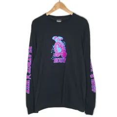 【倉吉店】HUF | ハフ × PLAY BOY(プレイボーイ) BUNNY L/S TEE 長袖Ｔシャツ ブラック サイズ：M【103】のサムネイル