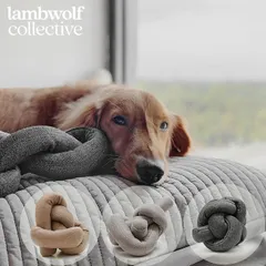 【クリアランスSALE 40%OFF】犬用 おもちゃ Play Object "NOU" (tan・Lサイズ) by lambwolf collective ペット 犬 猫  ぬいぐるみ トイ ノーズワーク 刺激 噛む マッサージ  ロープトイのサムネイル