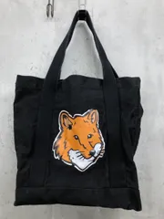 MAISON KITSUNE メゾンキツネ LW05101WW0050 フォックス トート バッグ 黒 ■■ レディースのサムネイル