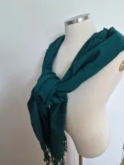 ザラ ZARA マフラー ダークグリーンのサムネイル