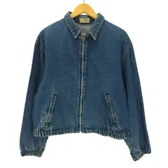 エルエルビーン L.L.Bean FREEPORT MAINE 70-80S USA製 OLD デニム  スポーツ ジャケット スウィングトップ ブルゾン VINTAGE ヴィンテージ 短丈 IDEAL ジップ メンズ 表記無 のサムネイル