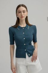 Nicola Short Sleeve Knit Cardigan - メルカリ