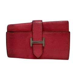 HERMES エルメス ベアン 4連キーケース オレンジ レザー □I刻印