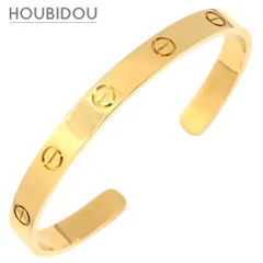 カルティエ Cartier ブレスレット LOVE ラブブレスレット オープン イエローゴールド #18 750 18K YG バングル 【中古】のサムネイル