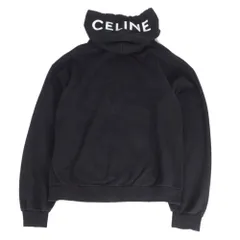 美品 セリーヌ CELINE パーカー フーディー スウェット ジップアップ ロのサムネイル