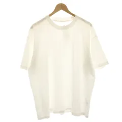 コモリ COMOLI 25SS コットンジャージ 半袖Tシャツ カットソー 五分袖 3 白 ホワイト B01-05010 /HNのサムネイル