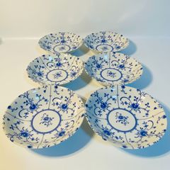 ロイヤルコペンハーゲン ブルーフルーテッド フルレースクレセント