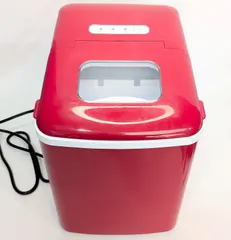 ベルソス 家庭用 コンパクト高速製氷機 VS-ICE07RD レッド 本体にスレ・傷ありのサムネイル