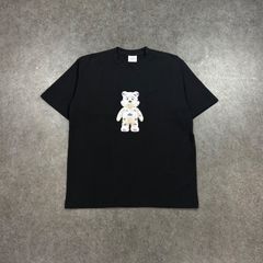 acmé de la vie ADLV アクメドラビ 半袖 Tシャツ ベアー クマ グラフィック 両面プリント ブラック メンズ