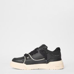 リプレゼント メンズ シューズ スニーカー レザー Represent Mens Rep Studio Premium Leather MidTop Sneaker Black ブラック