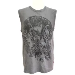 DIESEL ディーゼル タンクトップ グラフィック カットソー Tシャツトップス A14003 ブラック 【♂】【A】【メンズ】★■617768【中古】のサムネイル
