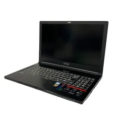 MSI GS63VR 7RF ゲーミングノート PC Intel Core i7-7700HQ 2.80GHz 8GB SSD256GB、HDD1TB 15.6型 Win 11 Home 中古 T11405559のサムネイル