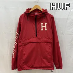 ハフ Budweiser ロゴ プリント ナイロン アノラック ジャケット フード プルオーバー メンズ M ISItems【USED】【古着】【中古】50163389のサムネイル
