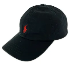 POLO RALPH LAUREN ポロ・ラルフローレン ワンポイントロゴ刺繍キャップ sizeONE SIZE 8-20/ブラックのサムネイル