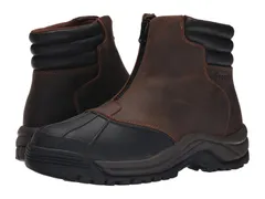 プロペット メンズ シューズ ブーツ・レインブーツ Propet Blizzard Mid Zip BrownBlack ブラックのサムネイル