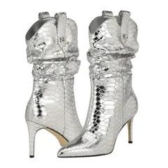 ゲス レディース シューズ ブーツ・レインブーツ GUESS Benisa Silver Croco シルバーのサムネイル