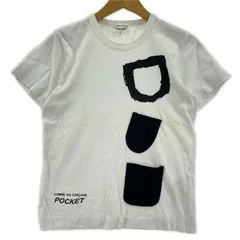 COMME des GARCONS コムデギャルソン POCKET　2G-T003半袖Ｔシャツ sizeM/ホワイト系のサムネイル