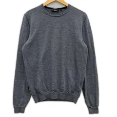 HUGO BOSS ヒューゴボス クルーネックニット sizeBR M/グレーのサムネイル