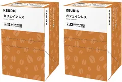 【2個セット】【送料無料】KEURIG K-Cup キューリグ カフェインレス 12個入りのサムネイル