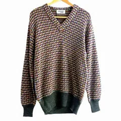 新品 MISSONI UOMO ミッソーニ  ウール モヘヤ ナイロン アルパカ  ニット セーター メンズ Sのサムネイル
