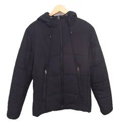 アズールバイマウジー AZUL by moussy 中綿ジャケット アウター フーデッド ジップアップ フード L 黒 ブラック /TT ■GY01のサムネイル