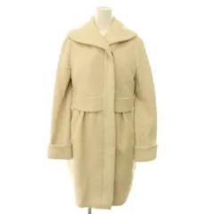 ダブルスタンダードクロージング ダブスタ DOUBLE STANDARD CLOTHING ショールカラーコート アウター 裏地総柄 ベージュ /DF ■GY06のサムネイル