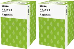 【2個セット】【送料無料】KEURIG K-Cup キューリグ 抹茶入り緑茶 12個入りのサムネイル